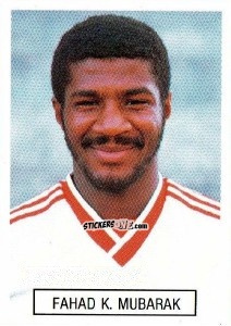 Sticker Fahad K. Mubarak - Italia 1990. Goal Master n. 275 - Euroflash