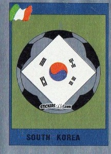 Sticker South Korea - Italia 1990. Goal Master n. 282 - Euroflash