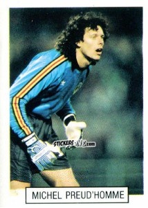 Figurina Michel Preud'Homme - Italia 1990. Goal Master n. 284 - Euroflash