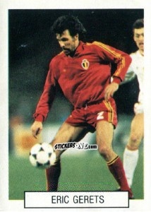 Sticker Eric Gerets - Italia 1990. Goal Master n. 287 - Euroflash