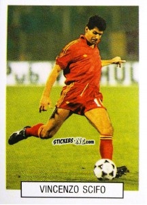 Sticker Vincenzo Scifo - Italia 1990. Goal Master n. 292 - Euroflash