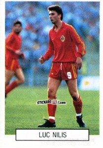 Sticker Luc Nilis - Italia 1990. Goal Master n. 298 - Euroflash