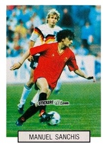 Sticker Manuel Sanchis - Italia 1990. Goal Master n. 304 - Euroflash