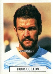 Sticker Hugo De Leon - Italia 1990. Goal Master n. 323 - Euroflash