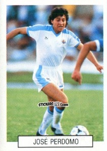 Figurina Jose Perdomo - Italia 1990. Goal Master n. 324 - Euroflash