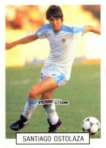 Figurina Santiago Ostolaza - Italia 1990. Goal Master n. 325 - Euroflash