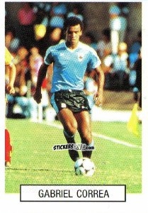 Cromo Gabriel Correa - Italia 1990. Goal Master n. 326 - Euroflash