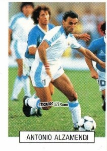 Figurina Antonio Alzamendi - Italia 1990. Goal Master n. 330 - Euroflash