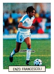 Sticker Enzo Francescoli - Italia 1990. Goal Master n. 331 - Euroflash