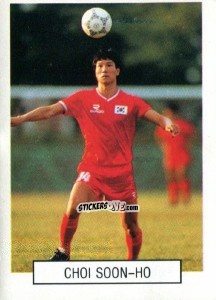 Sticker Choi Soon-Ho - Italia 1990. Goal Master n. 339 - Euroflash