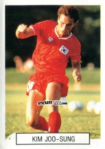 Sticker Kim Joo-Sung - Italia 1990. Goal Master n. 345 - Euroflash