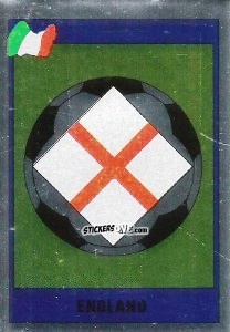 Sticker England - Italia 1990. Goal Master n. 348 - Euroflash