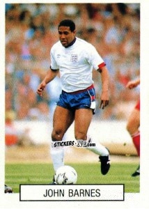 Sticker John Barnes - Italia 1990. Goal Master n. 365 - Euroflash