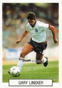 Sticker Gary Lineker - Italia 1990. Goal Master n. 368 - Euroflash