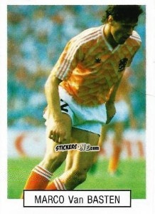 Sticker Marco Van Basten - Italia 1990. Goal Master n. 382 - Euroflash