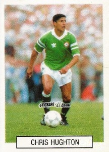 Sticker Chris Hughton - Italia 1990. Goal Master n. 390 - Euroflash