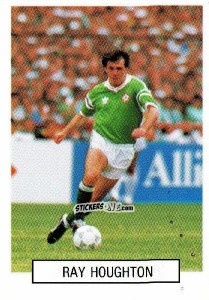 Sticker Ray Houghton - Italia 1990. Goal Master n. 394 - Euroflash