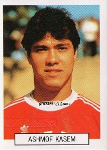 Sticker Ashmof Kasem - Italia 1990. Goal Master n. 406 - Euroflash