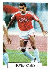 Sticker Hamed Ramzy - Italia 1990. Goal Master n. 408 - Euroflash