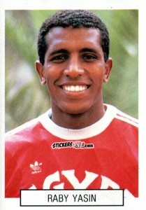 Sticker Raby Yasin - Italia 1990. Goal Master n. 411 - Euroflash