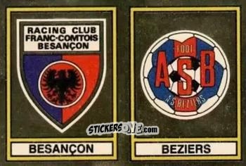 Figurina Ecusson R.C. Besancon / A.S. Beziers
