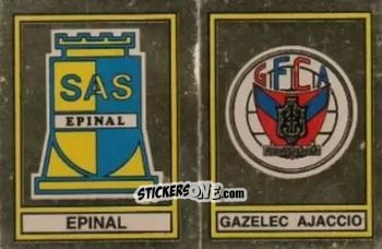 Figurina Ecusson S.A. Epinal / FC D'Ajaccio Gazelec