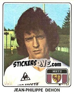 Sticker Jean-Philippe Dehon - Football France 1977-1978 n. 120 - Panini