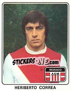 Cromo Heriberto Correa - Football France 1977-1978 n. 131 - Panini
