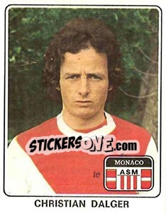 Sticker Christian Dalger - Football France 1977-1978 n. 142 - Panini