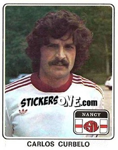 Sticker Carlos Curbelo - Football France 1977-1978 n. 150 - Panini
