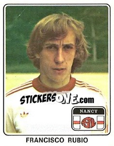 Sticker Francisco Rubio - Football France 1977-1978 n. 157 - Panini