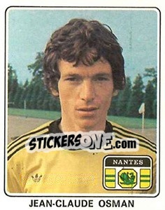 Cromo Jean-Claude Osman - Football France 1977-1978 n. 167 - Panini