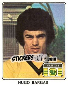 Sticker Hugo Bargas - Football France 1977-1978 n. 168 - Panini