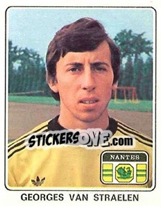 Sticker Georges van Straelen - Football France 1977-1978 n. 176 - Panini