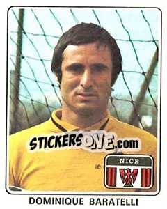 Sticker Dominique Baratelli - Football France 1977-1978 n. 184 - Panini