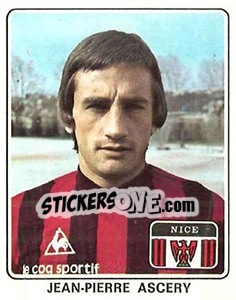 Figurina Jean-Pierre Ascery - Football France 1977-1978 n. 185 - Panini