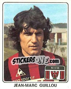 Sticker Jean-Marc Guillou - Football France 1977-1978 n. 190 - Panini