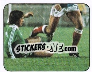 Sticker France - Eire 2-0 - Football France 1977-1978 n. 214 - Panini