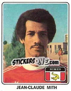 Sticker Jean-Claude Mith - Football France 1977-1978 n. 258 - Panini