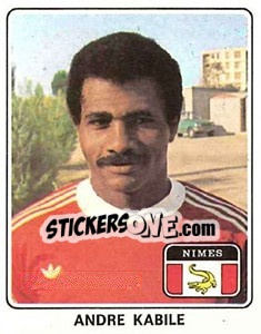 Sticker Andre Kabile - Football France 1977-1978 n. 260 - Panini