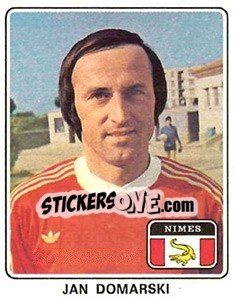 Sticker Jan Domarski - Football France 1977-1978 n. 265 - Panini