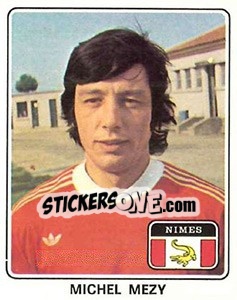 Figurina Michel Mezy - Football France 1977-1978 n. 266 - Panini