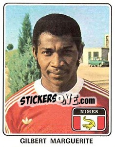 Sticker Gilbert Marguerite - Football France 1977-1978 n. 267 - Panini
