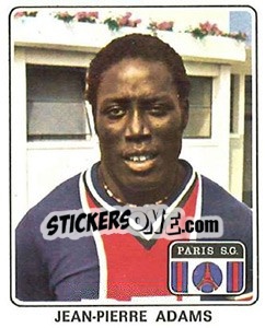 Cromo Jean-Pierre Adams - Football France 1977-1978 n. 280 - Panini