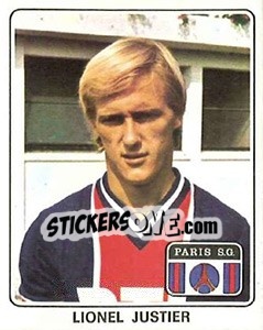 Figurina Lionel Justier - Football France 1977-1978 n. 281 - Panini
