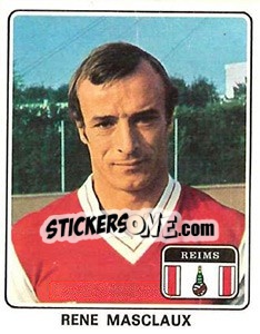 Sticker Rene Masclaux - Football France 1977-1978 n. 293 - Panini