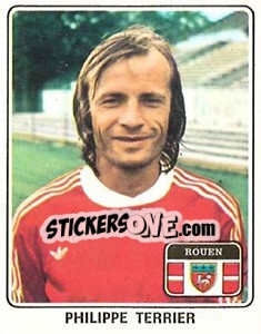 Figurina Philippe Terrier - Football France 1977-1978 n. 322 - Panini