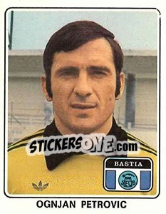 Sticker Ognjan Petrovic - Football France 1977-1978 n. 4 - Panini
