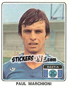Sticker Paul Marchioni - Football France 1977-1978 n. 6 - Panini