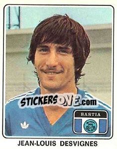 Sticker Jean-Louis Desvignes - Football France 1977-1978 n. 12 - Panini